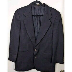 Oscar De La Renta Black Suit Jacket Size 38 Brooks Brothers‎ Tie